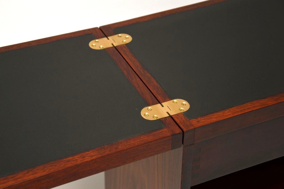 Mid-20th Century Danish Vintage Captains Bar by Reno Wahl Iversen for Dyrlund For Sale