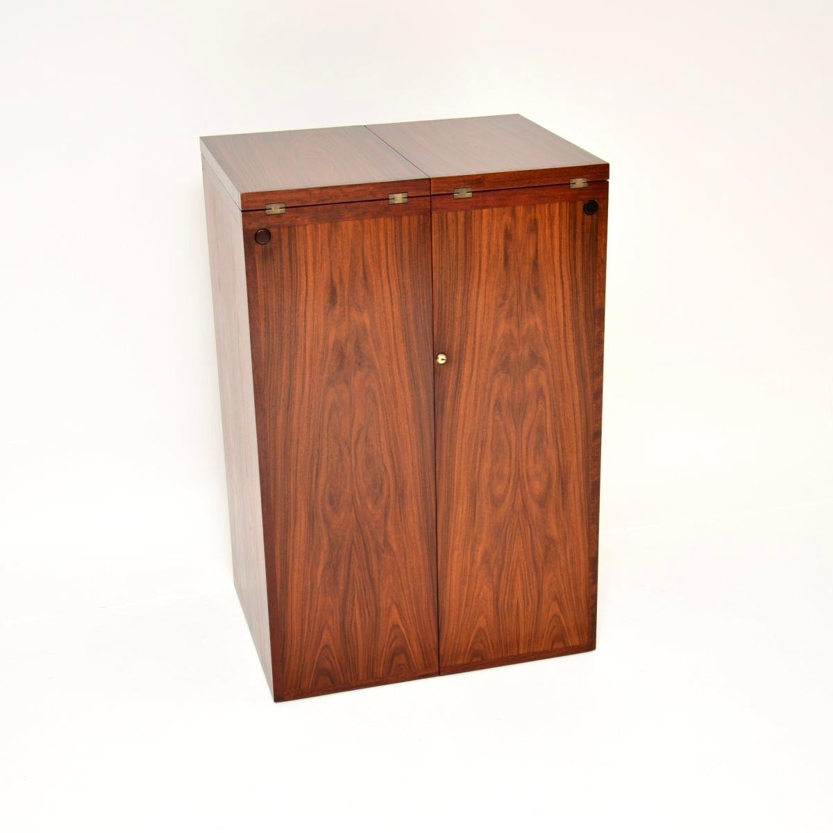 Danish Vintage Captains Bar by Reno Wahl Iversen for Dyrlund For Sale 1