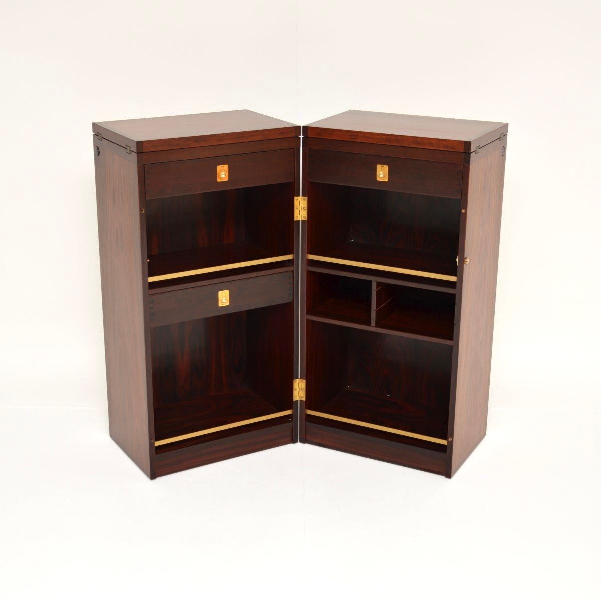 Danish Vintage Captains Bar by Reno Wahl Iversen for Dyrlund For Sale 2