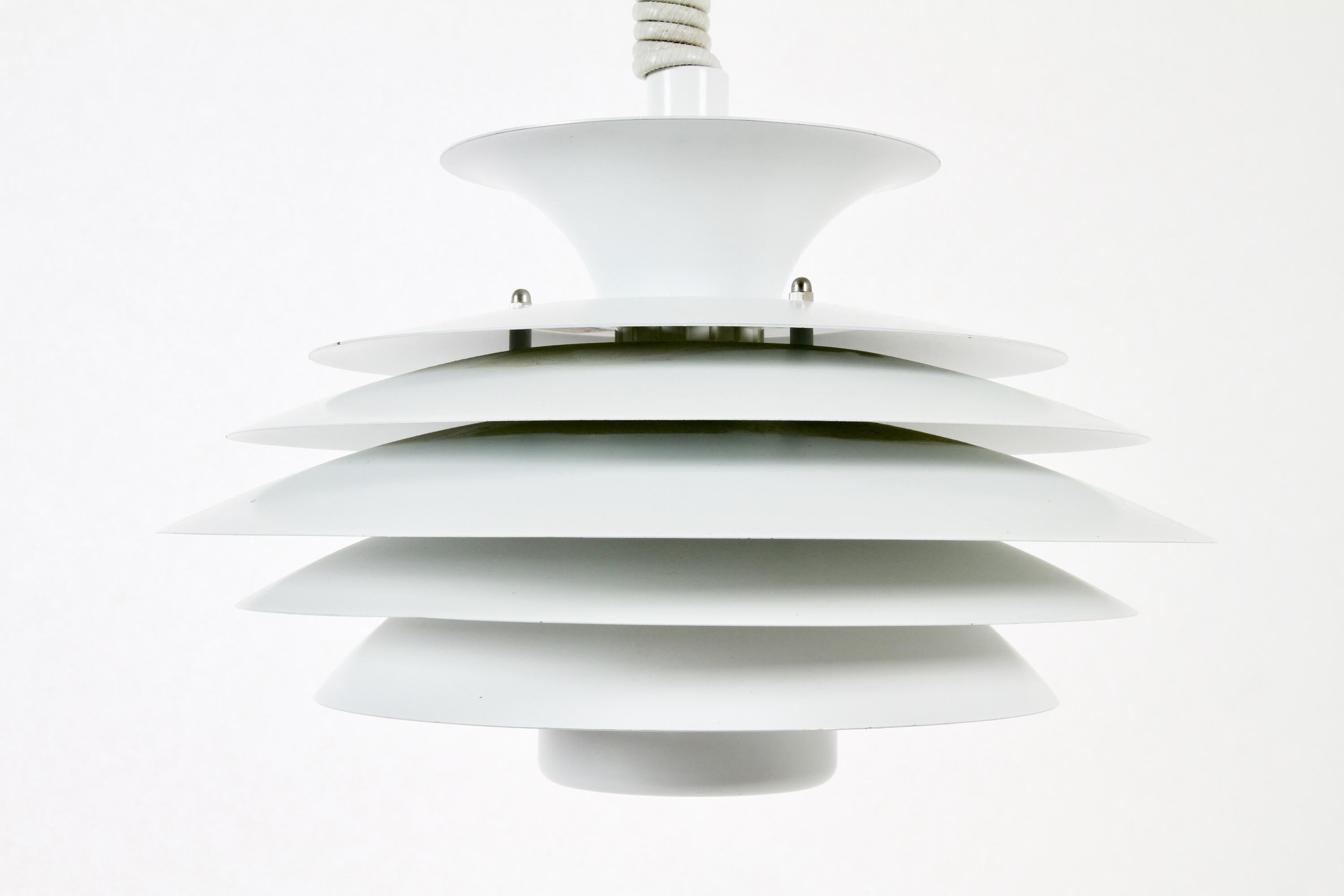 Danish Vintage Ceiling Pendant by Top Lamper 1970s In Good Condition For Sale In Asaa, DK