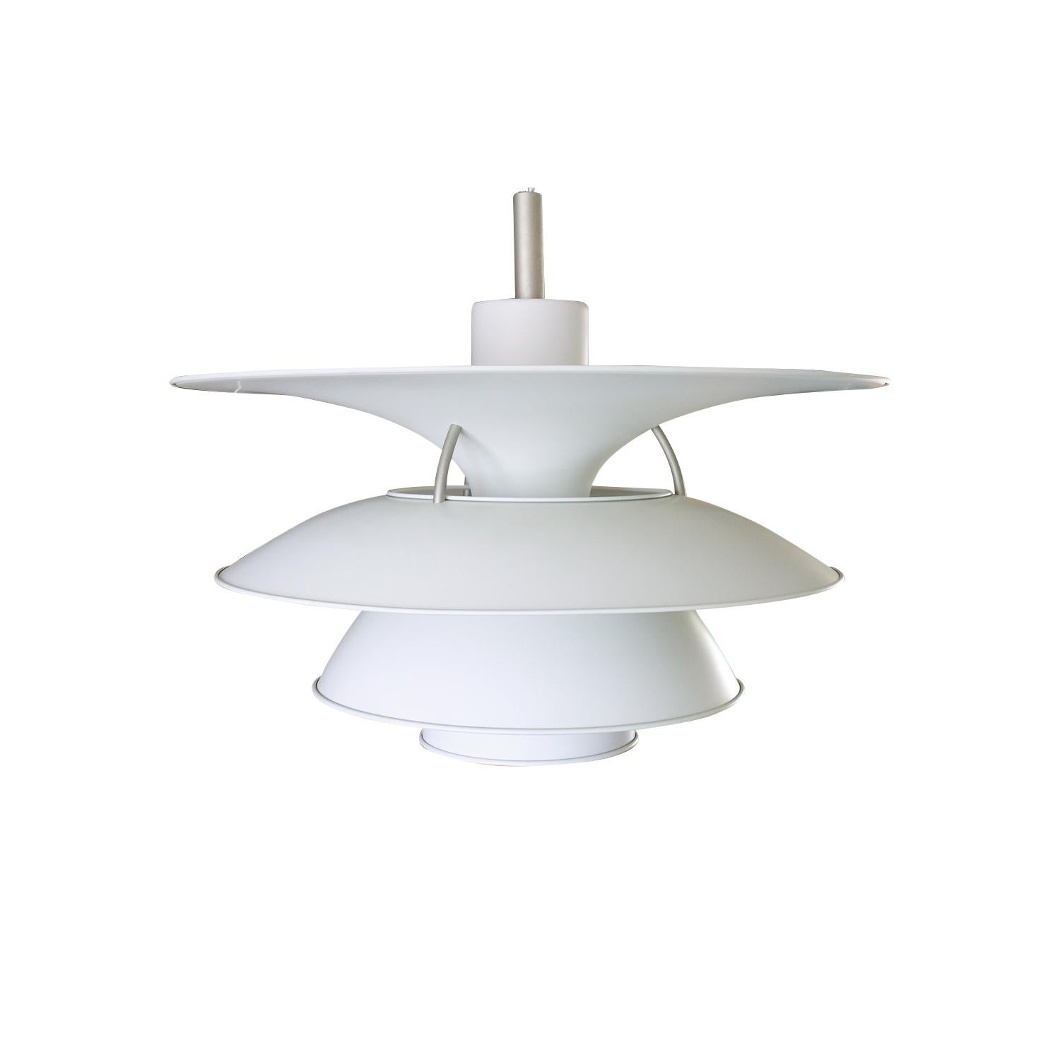 Mid-Century Modern Danish Vintage Classic: XL Poulsen PH 6½-6 Charlottenburg Pendant, 1960s