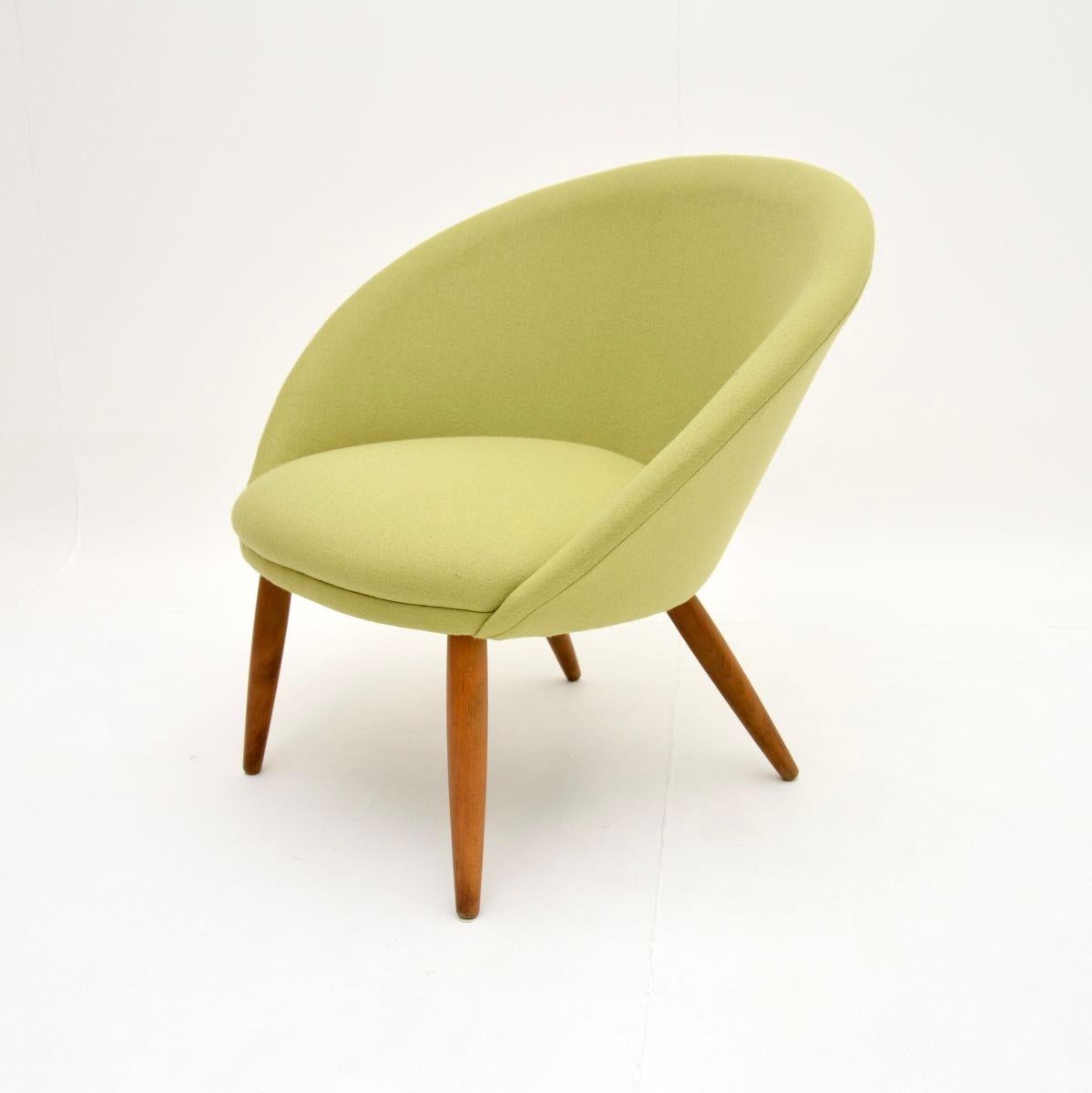 Mid-20th Century Danish Vintage Cocktail Chair For Sale