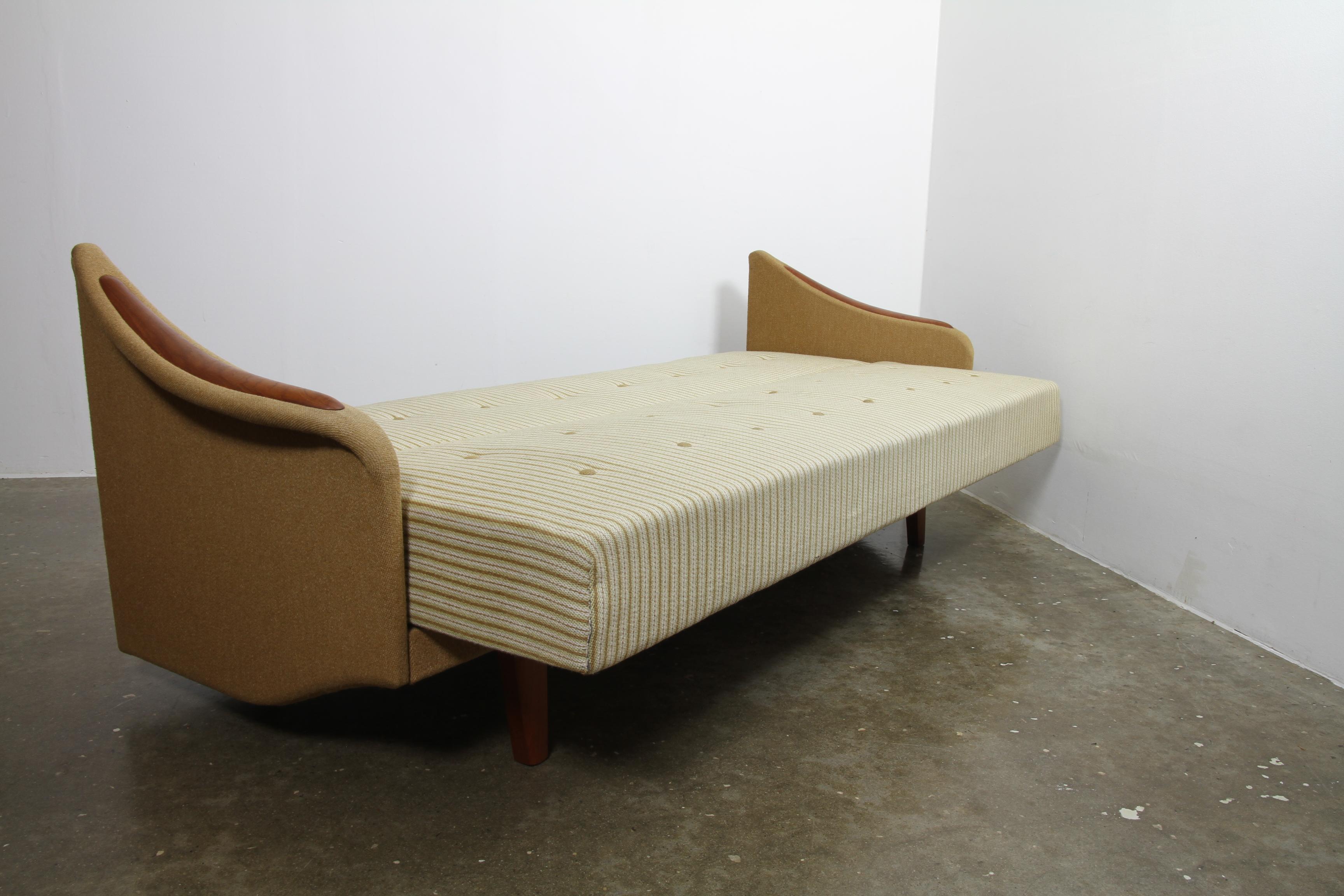 Dänisches vintage Daybed Teak Sofa:: 1960er (Mitte des 20. Jahrhunderts)