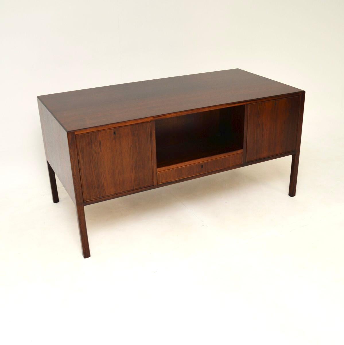 Mid-20th Century Danish Vintage Desk by O. Bank Larsen For Sale