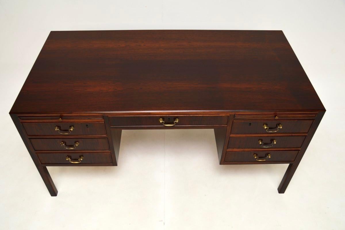 Danish Vintage Desk by O. Bank Larsen For Sale 1
