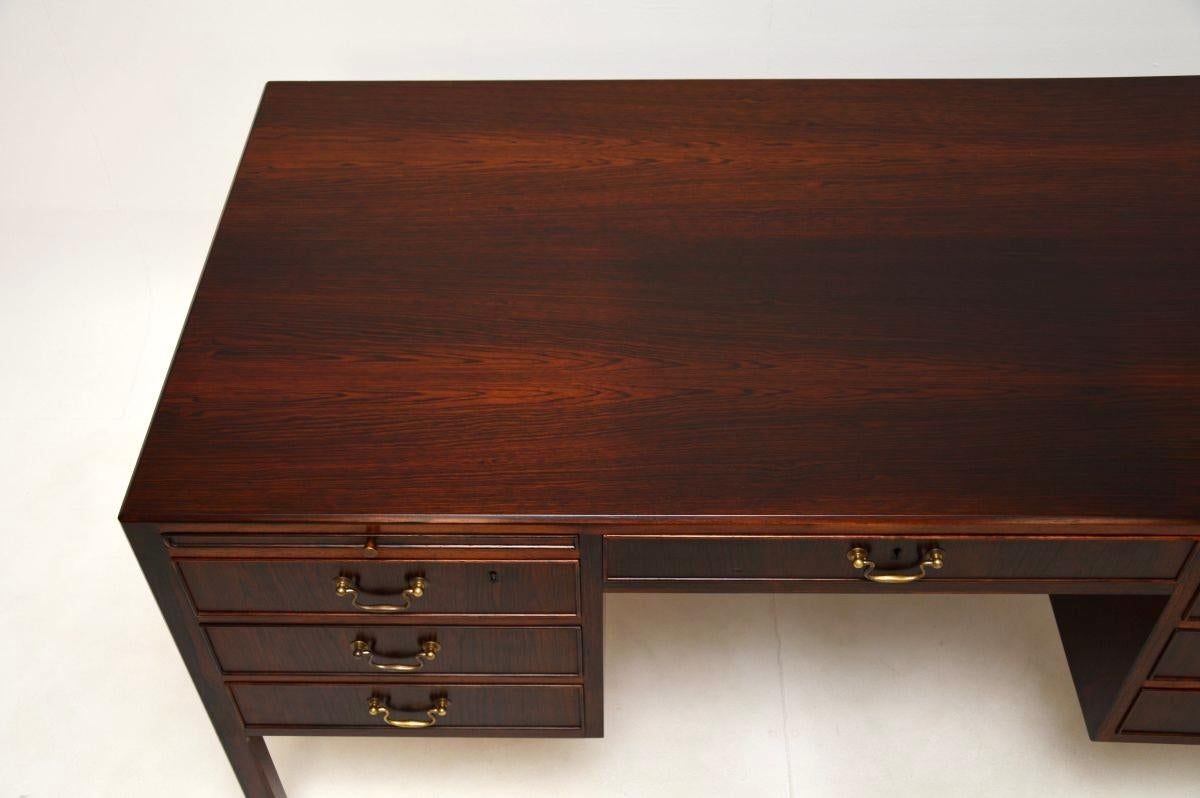 Danish Vintage Desk by O. Bank Larsen For Sale 2