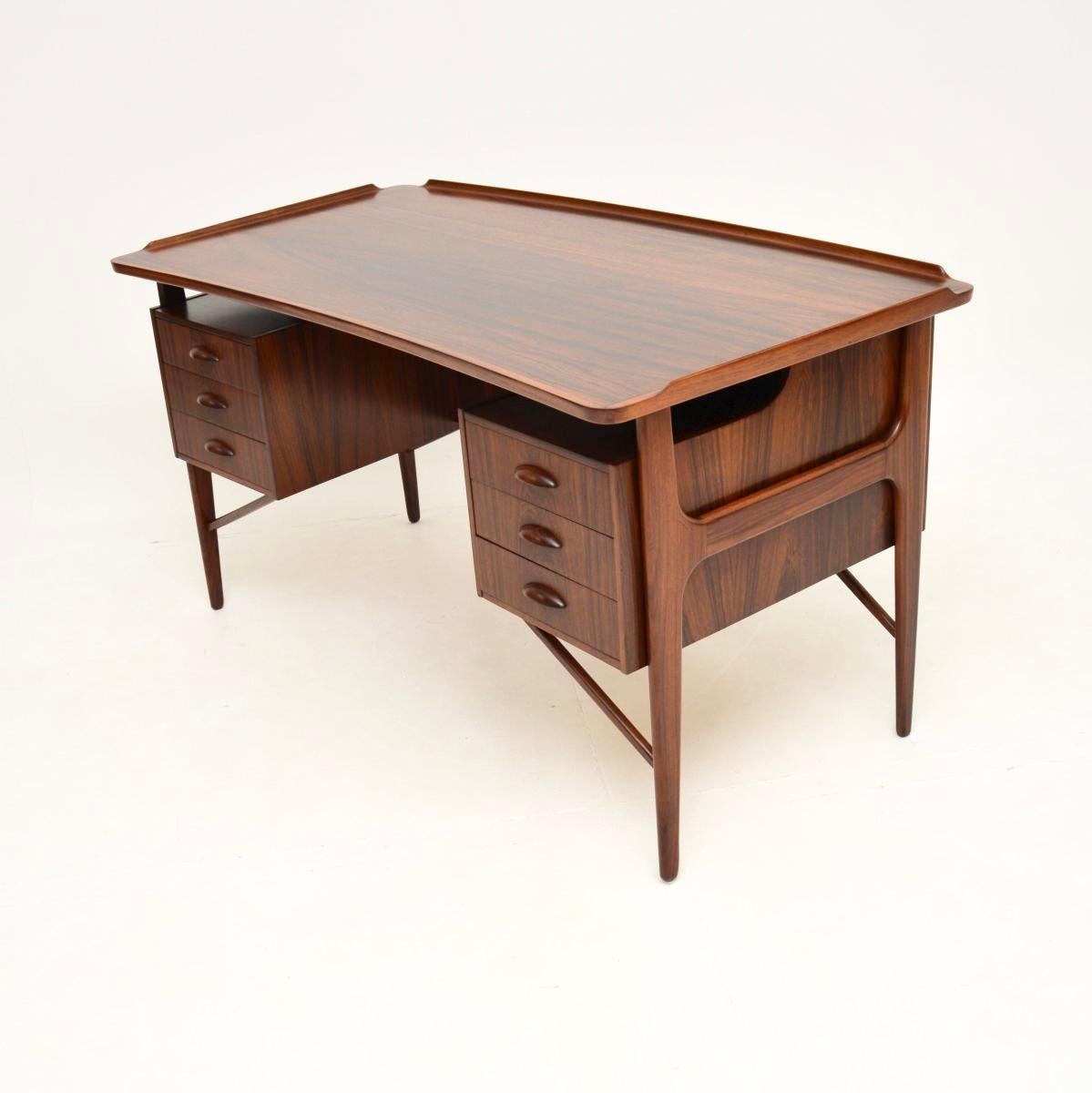 Wood Danish Vintage Desk by Svend Aage Madsen