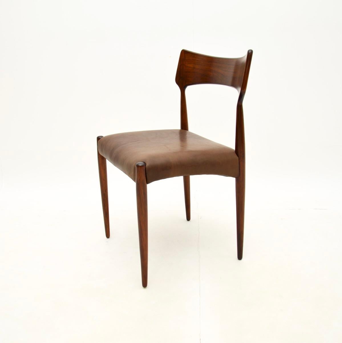 Mid-Century Modern Danish Vintage Desk Chair by Bernhard Pedersen For Sale