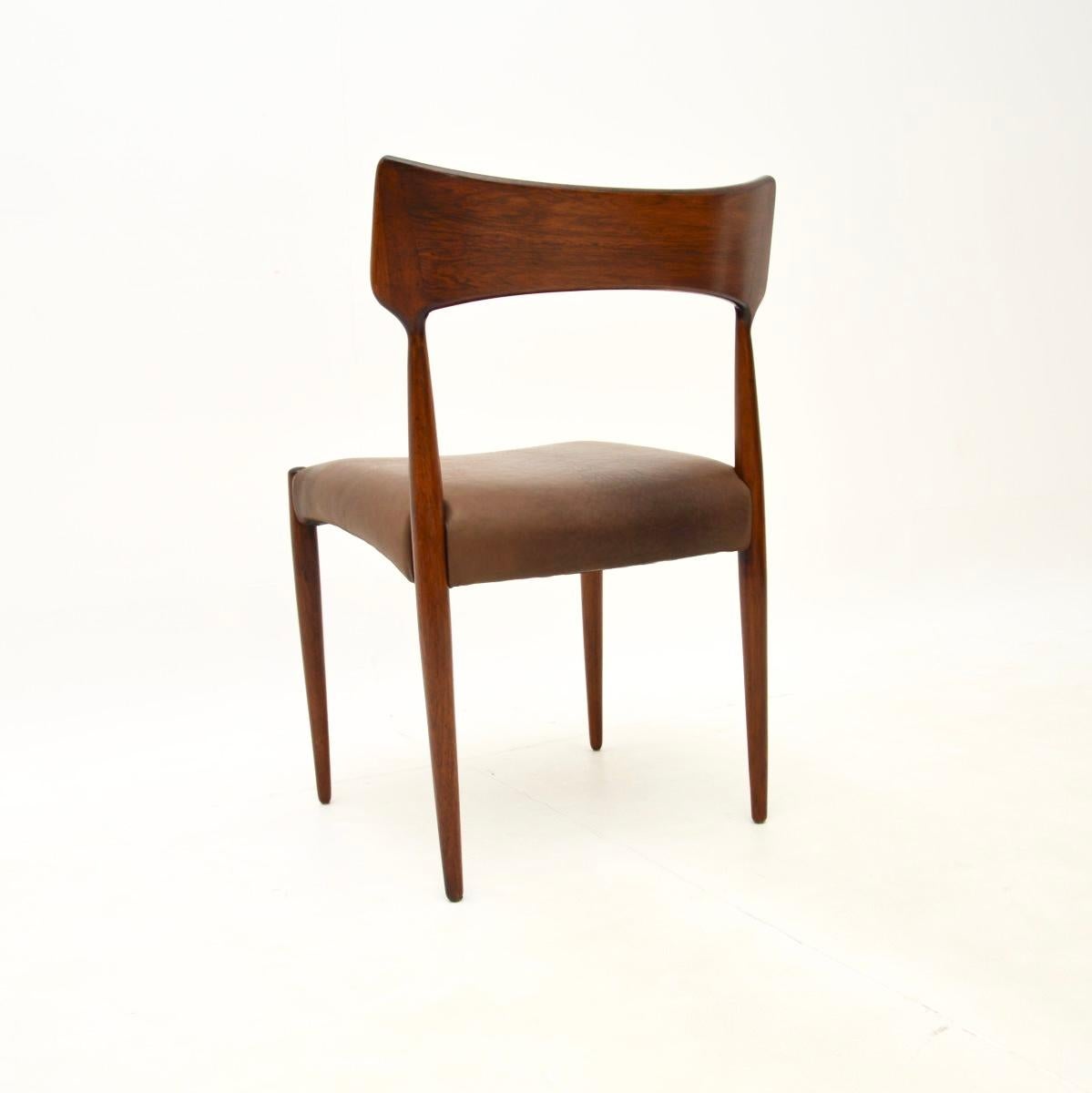 Danish Vintage Desk Chair by Bernhard Pedersen In Good Condition For Sale In London, GB