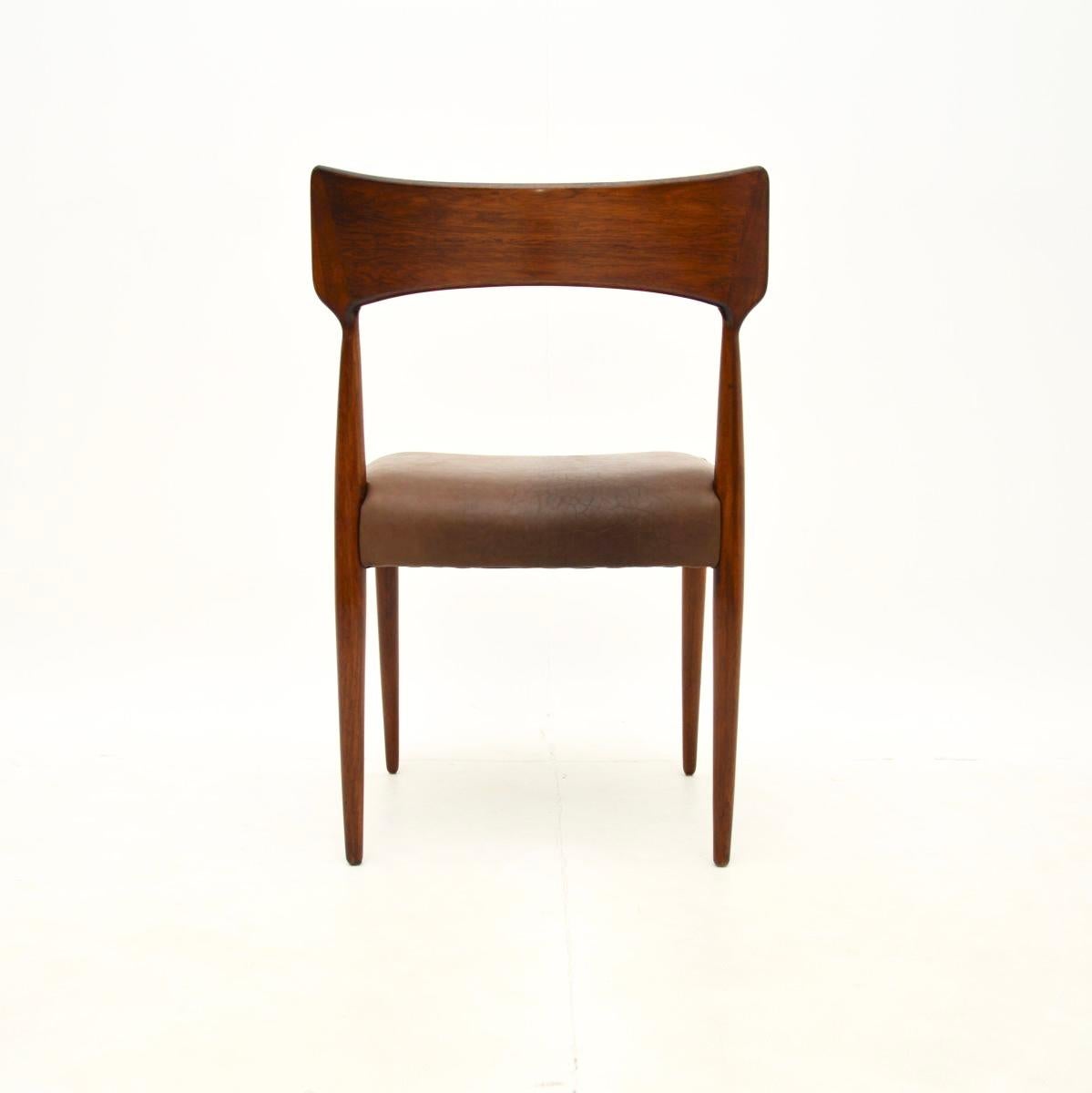 Mid-20th Century Danish Vintage Desk Chair by Bernhard Pedersen For Sale