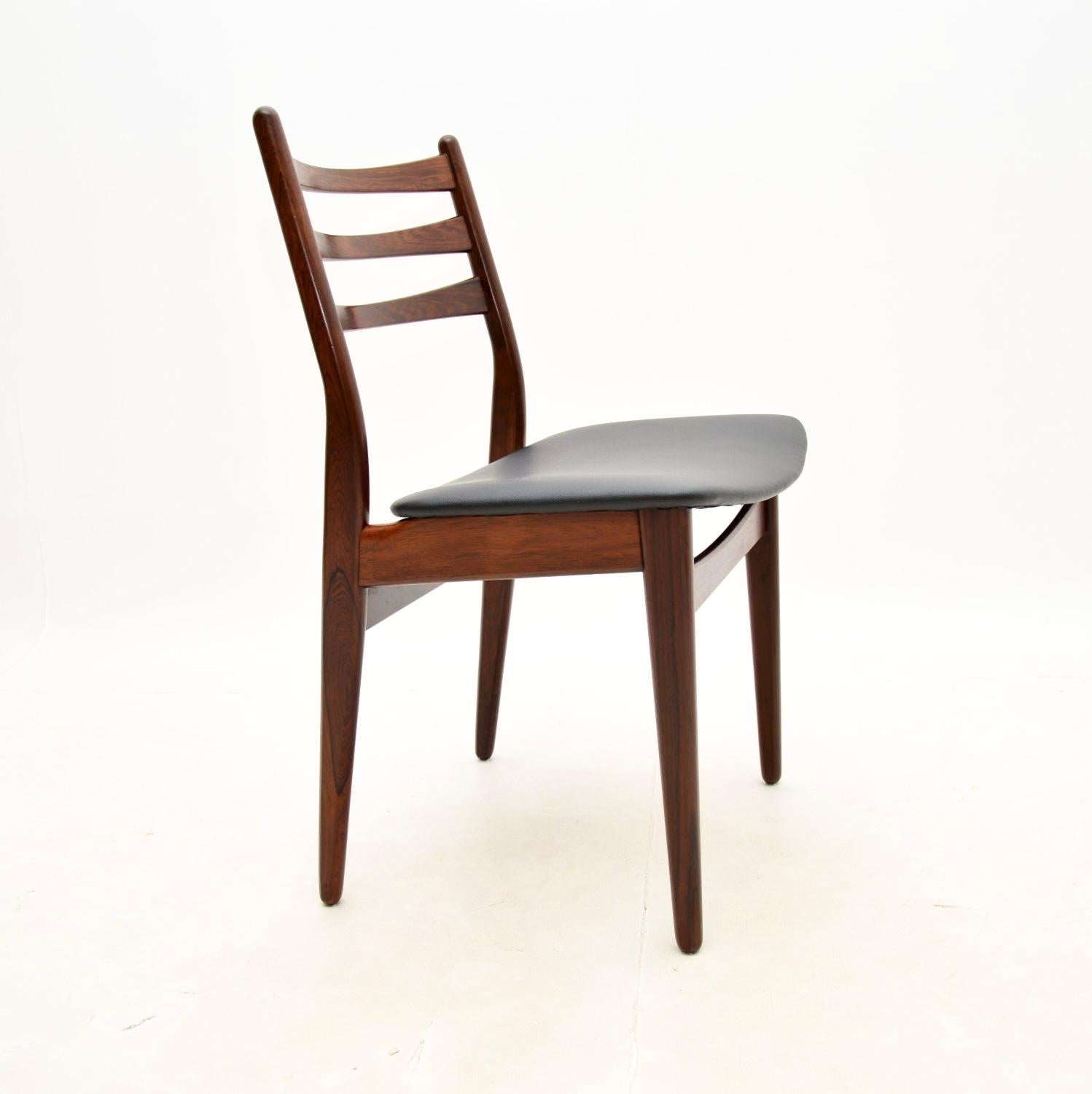 Mid-Century Modern Chaise de bureau / salle à manger danoise vintage en vente