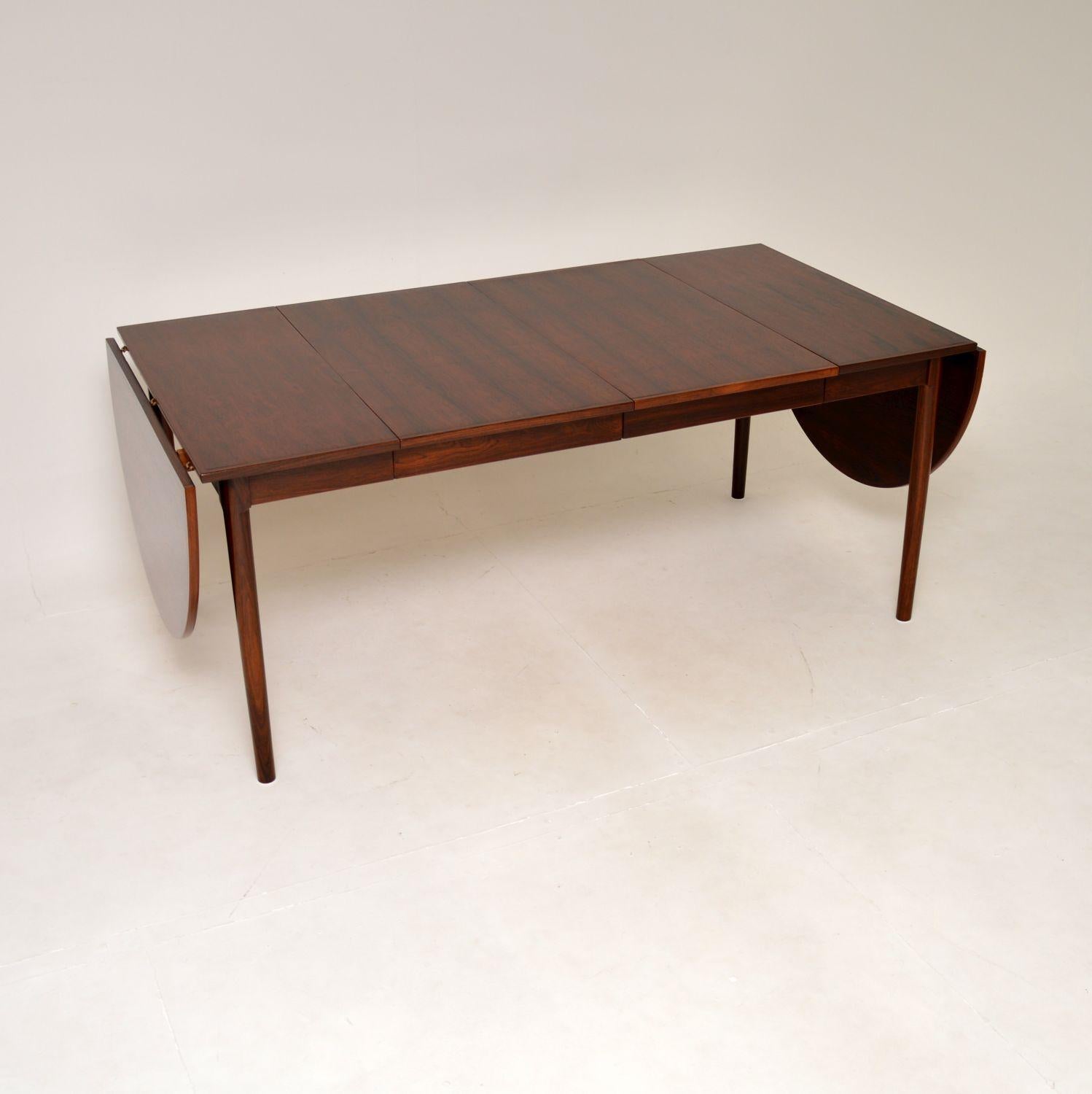 Danish Vintage Dining Table by Arne Vodder In Good Condition For Sale In London, GB