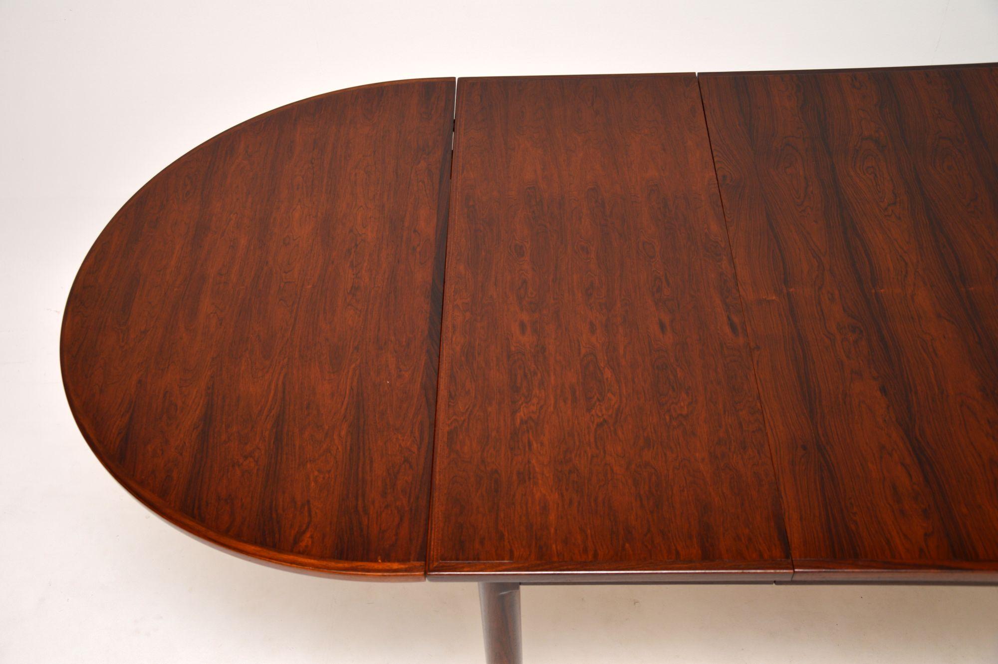 Danish Vintage Dining Table by Arne Vodder For Sale 3