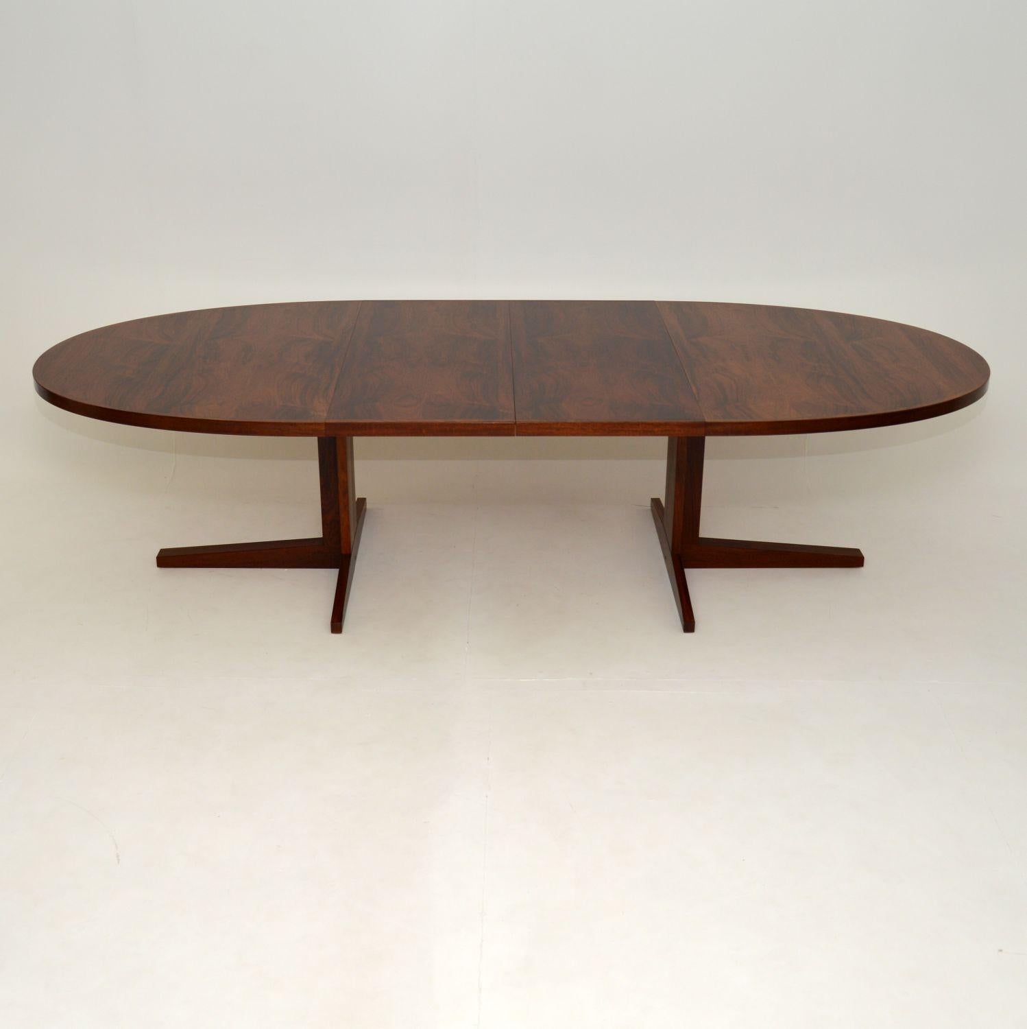 Mid-Century Modern Danish Vintage Dining Table by John Mortensen