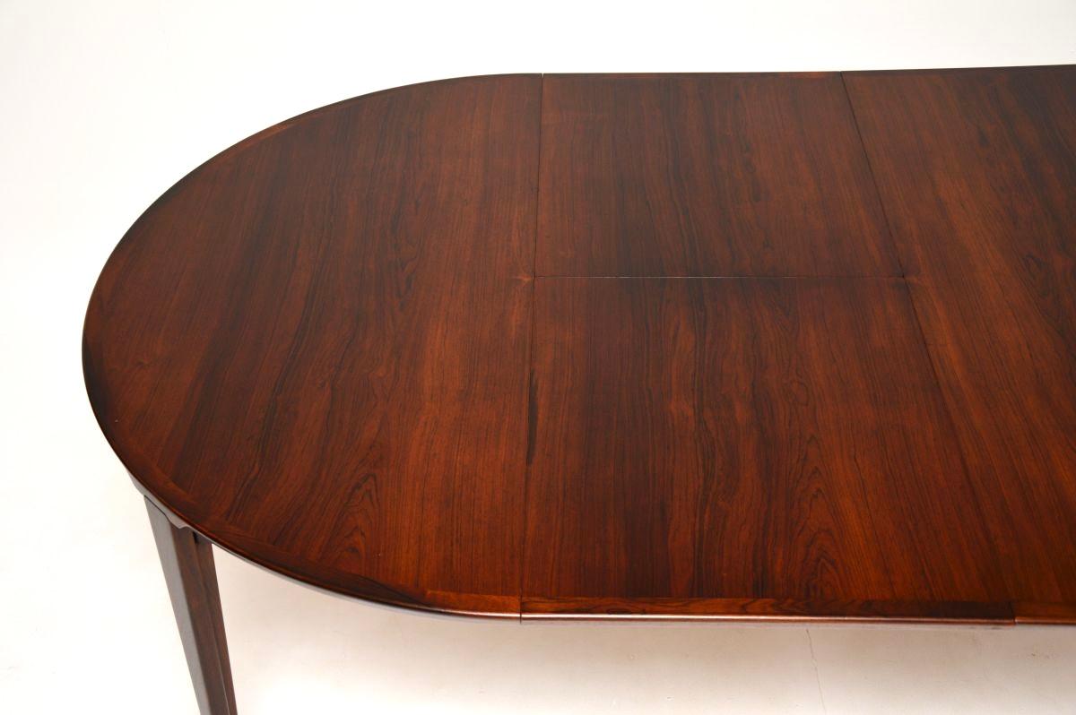 Milieu du XXe siècle Table de salle à manger danoise Vintage by Rosengren Hansen en vente