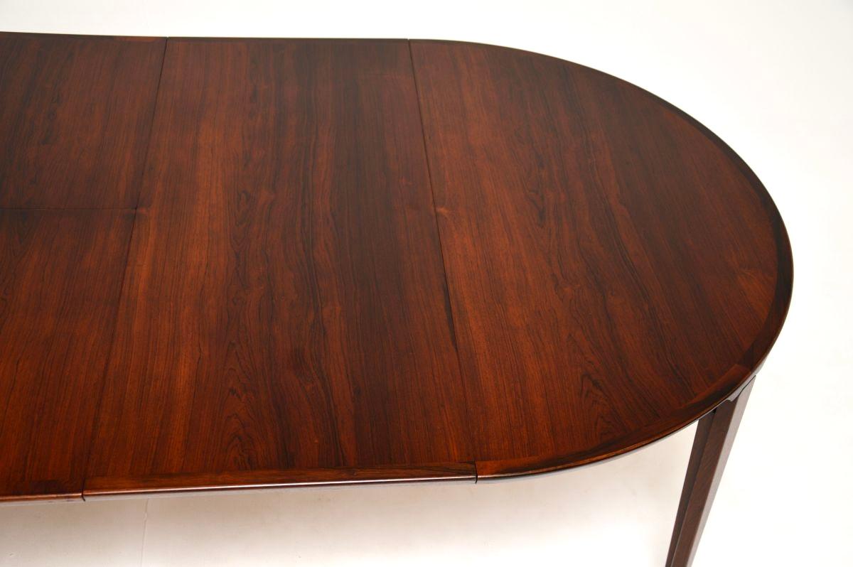 Bois Table de salle à manger danoise Vintage by Rosengren Hansen en vente