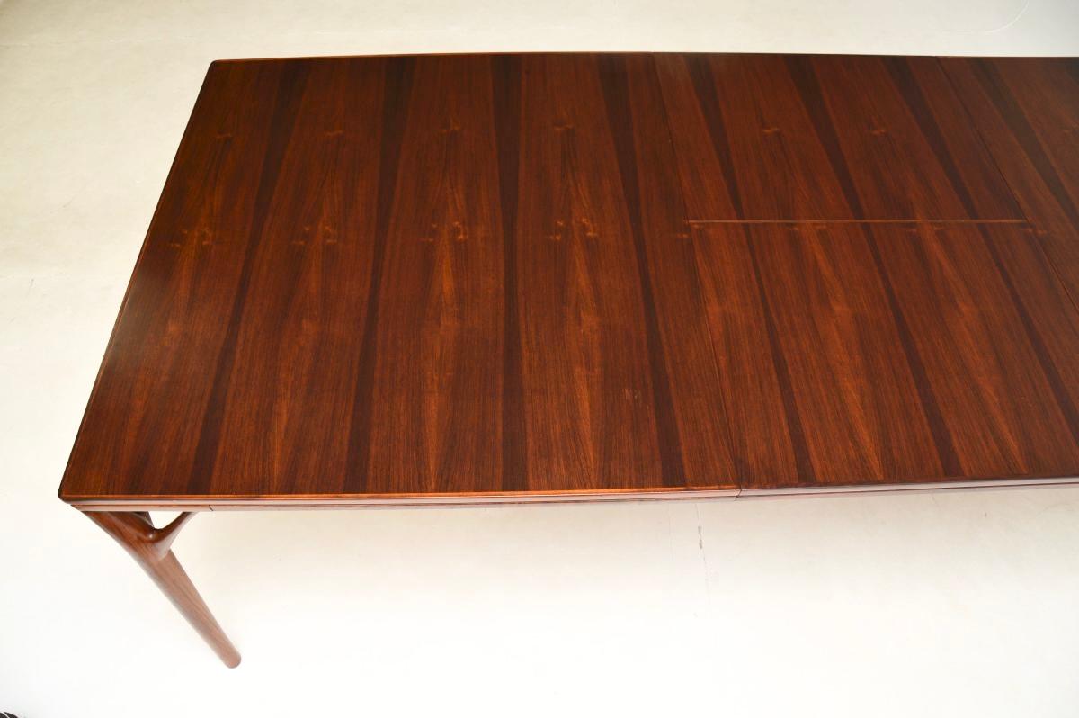 Mid-20th Century Danish Vintage Dining Table by Willy Sigh For Sale