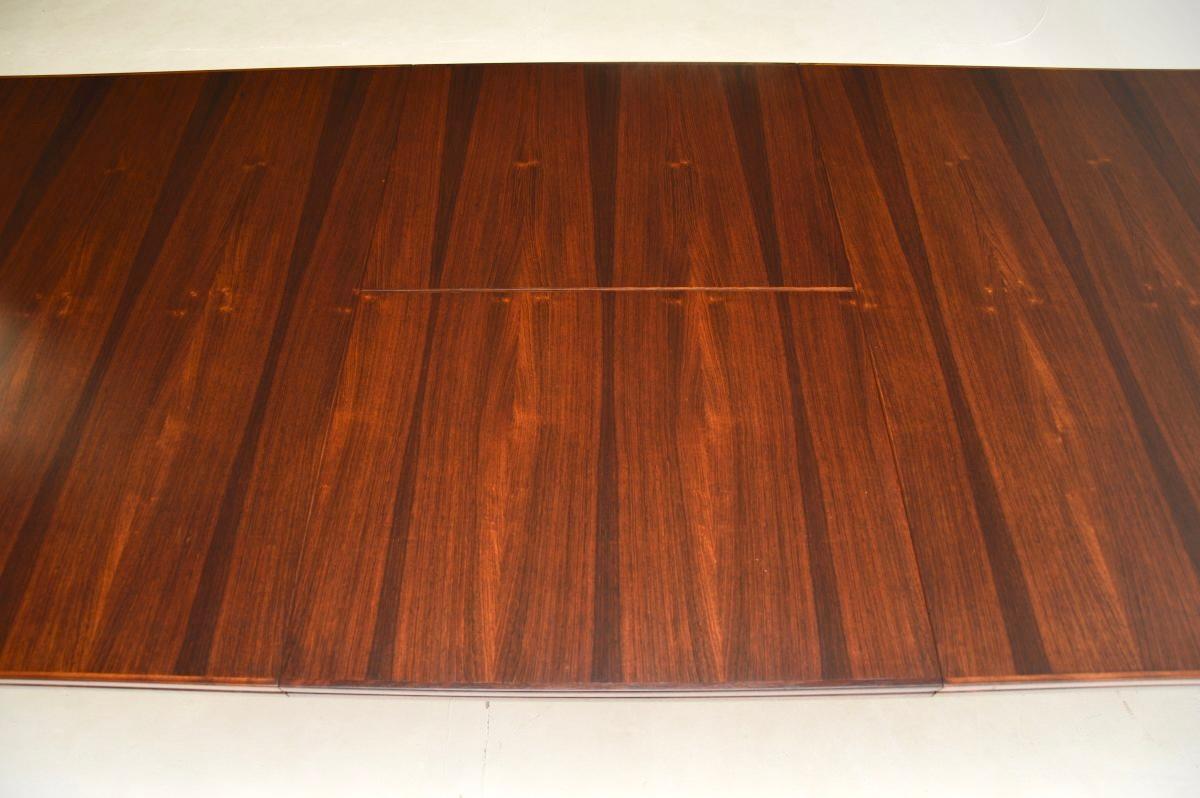 Wood Danish Vintage Dining Table by Willy Sigh For Sale