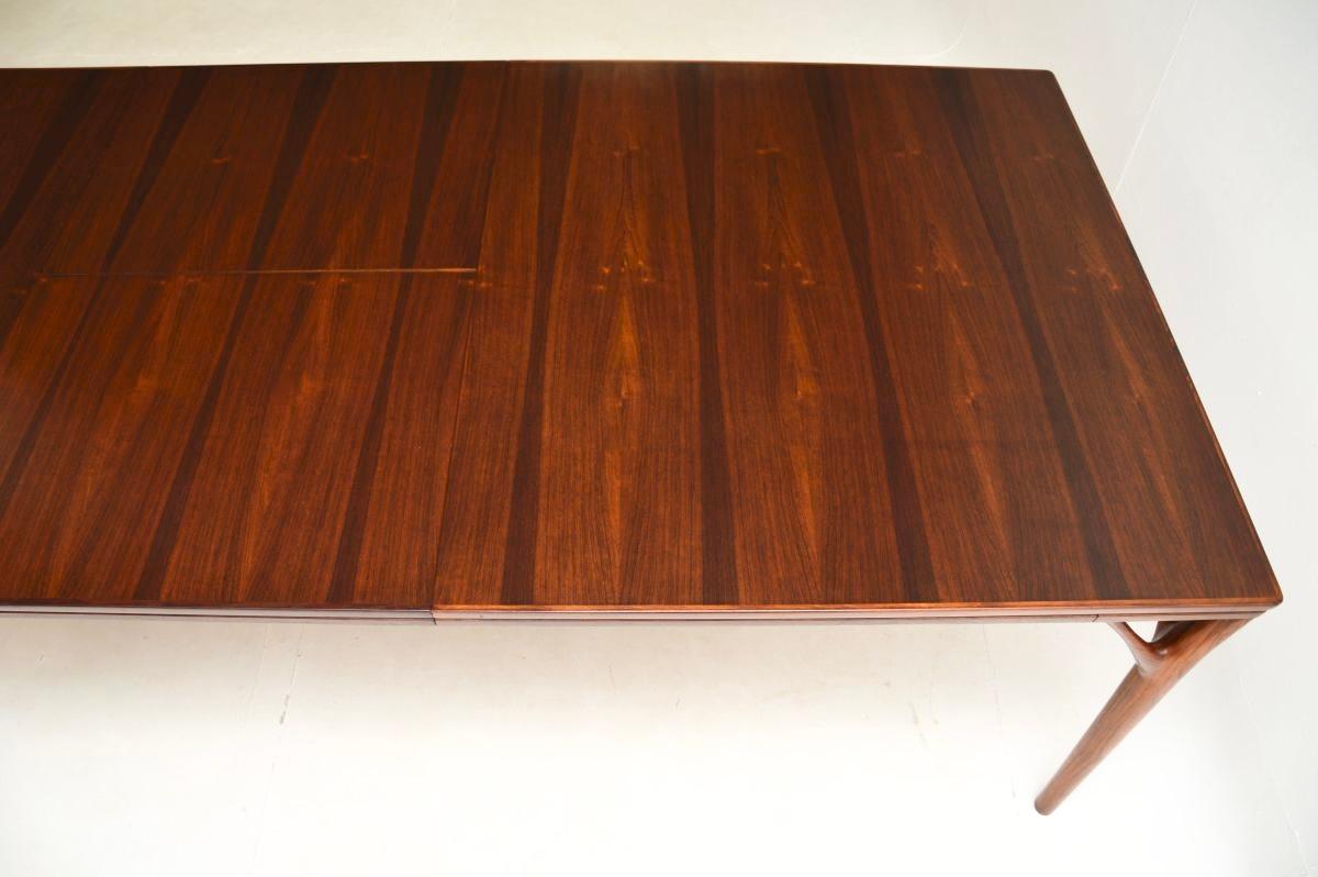 Danish Vintage Dining Table by Willy Sigh For Sale 1
