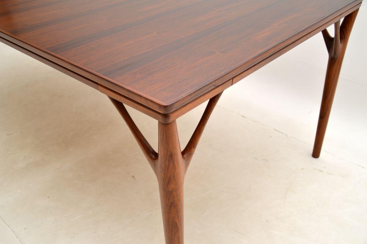 Danish Vintage Dining Table by Willy Sigh For Sale 2