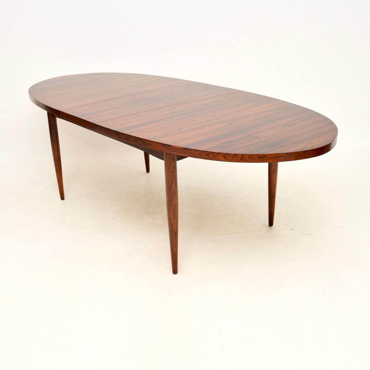 Mid-20th Century Danish Vintage Dining Table For Sale