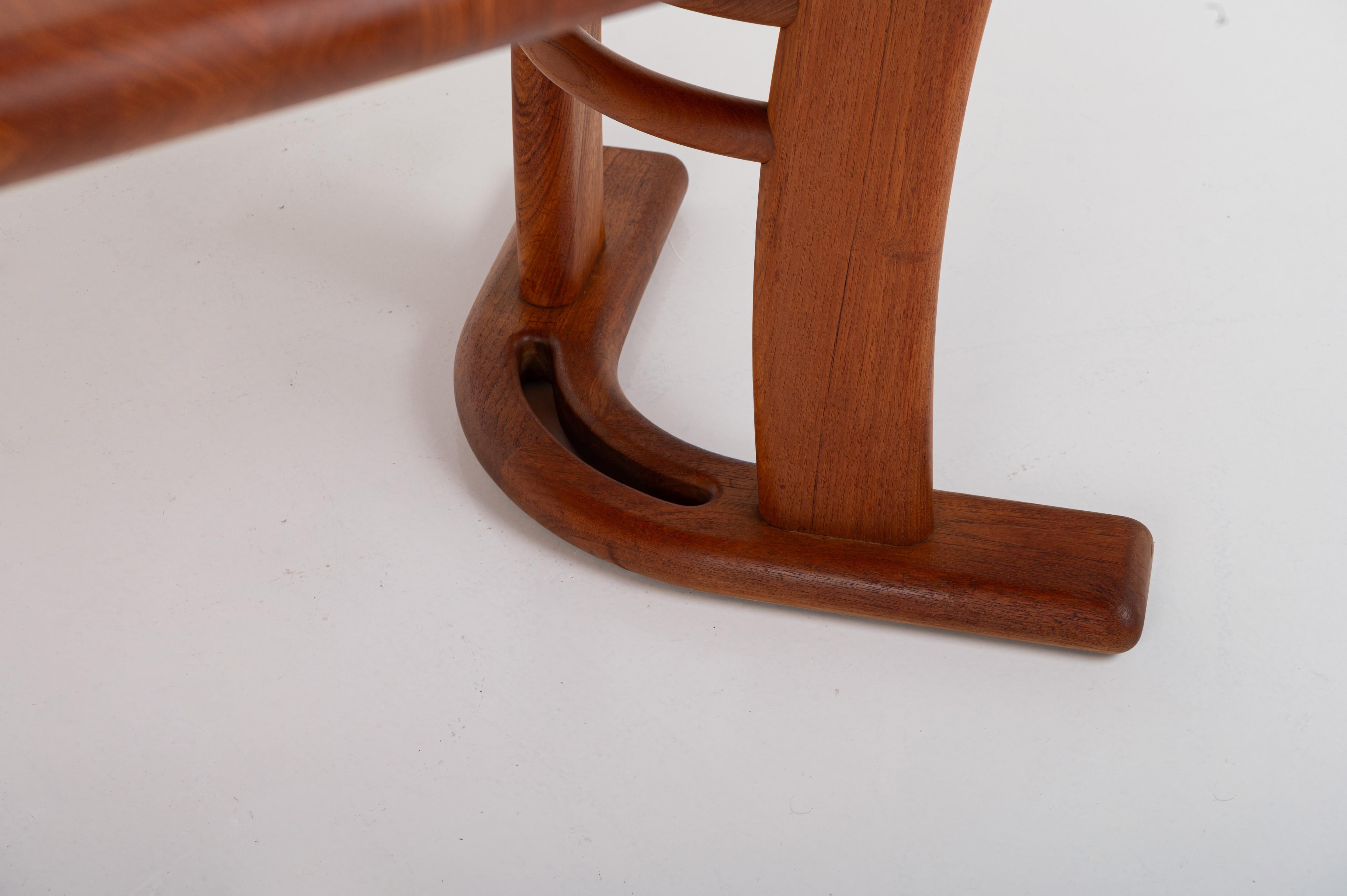 Table de salle à manger extensible vintage danoise par Boltinge Stolefabrik, 1970 en vente 4