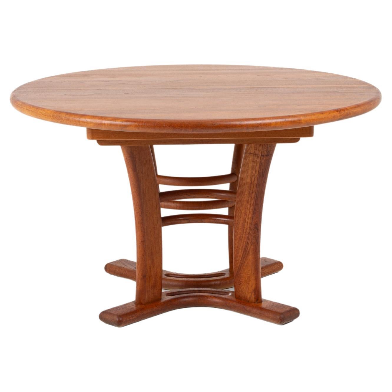 Danish vintage extendable dining table by Boltinge Stolefabrik, 1970s