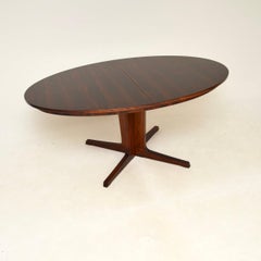 Mesa de comedor extensible vintage danesa de Bernhard Pedersen