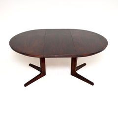 Tavolo da pranzo allungabile danese vintage di Bernhard Pedersen