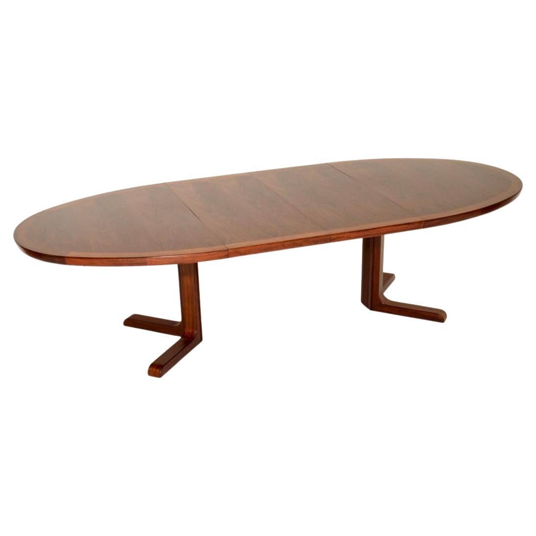 Danish Vintage Extending Dining Table by Dyrlund For Sale