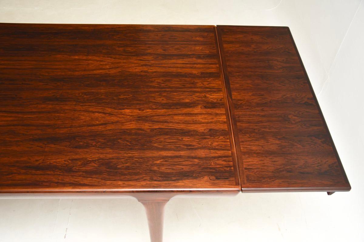 Wood Danish Vintage Extending Dining Table by IB Kofod Larsen For Sale