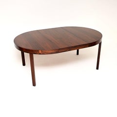 Danish Vintage Extending Dining Table by Ole Wanscher