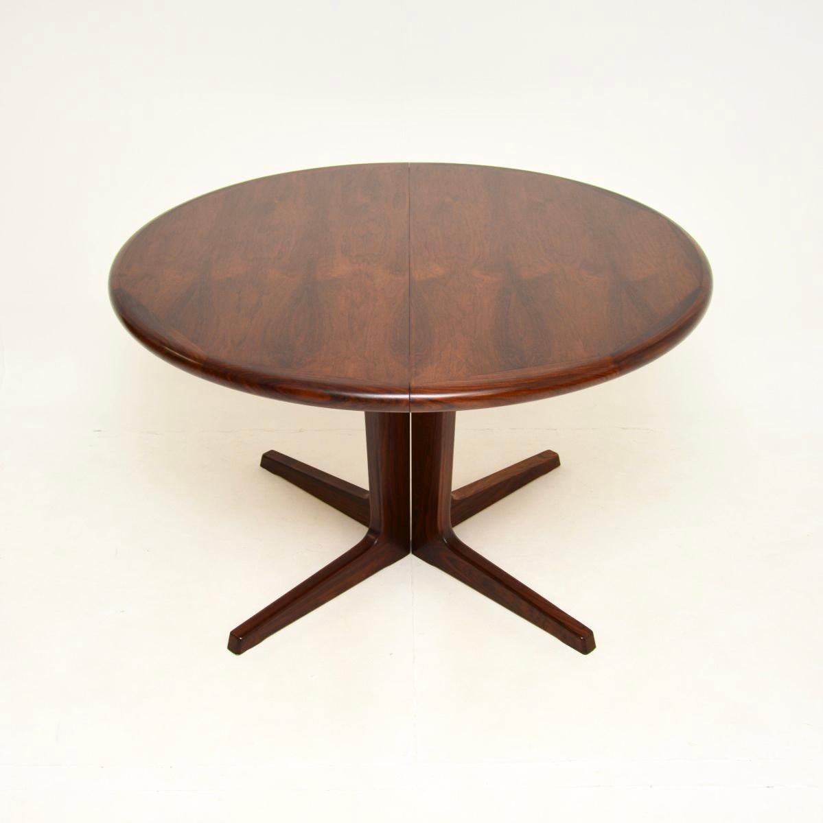 Mid-Century Modern Danish Vintage Extending Dining Table