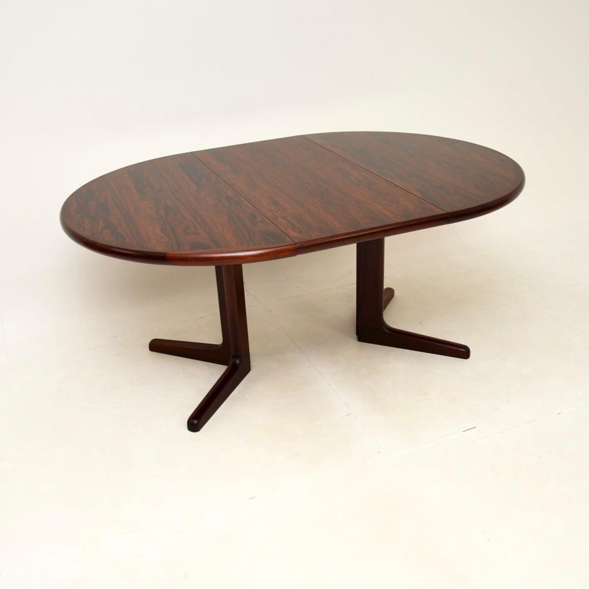 Mid-Century Modern Table à manger à rallonge d'origine danoise en vente