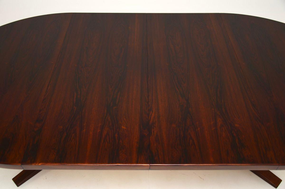 Mid-20th Century Danish Vintage Extending Dining Table For Sale
