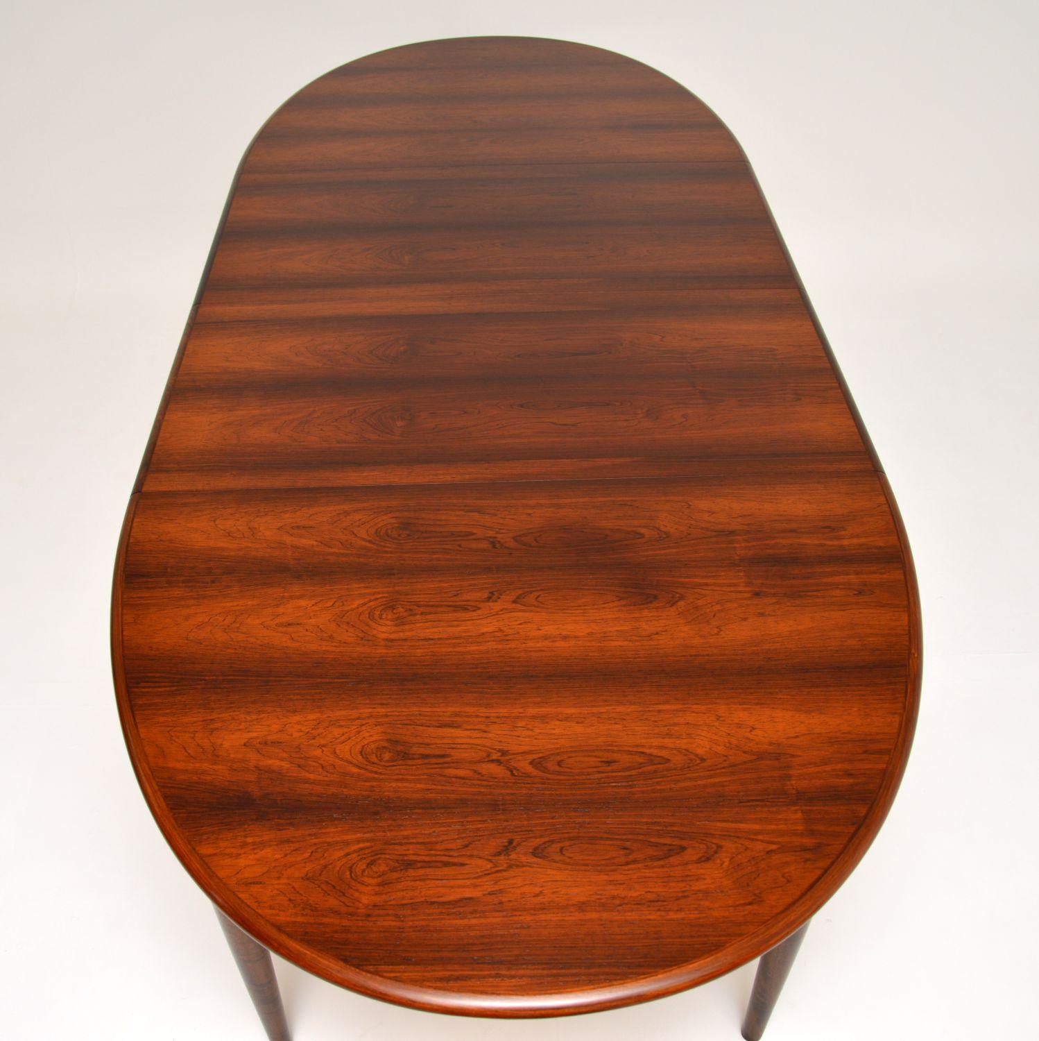 Wood Danish Vintage Extending Dining Table
