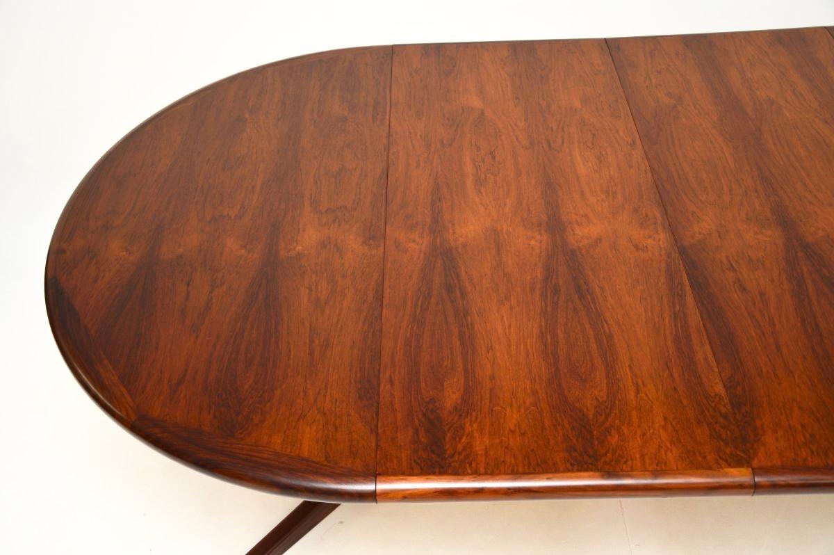 Wood Danish Vintage Extending Dining Table