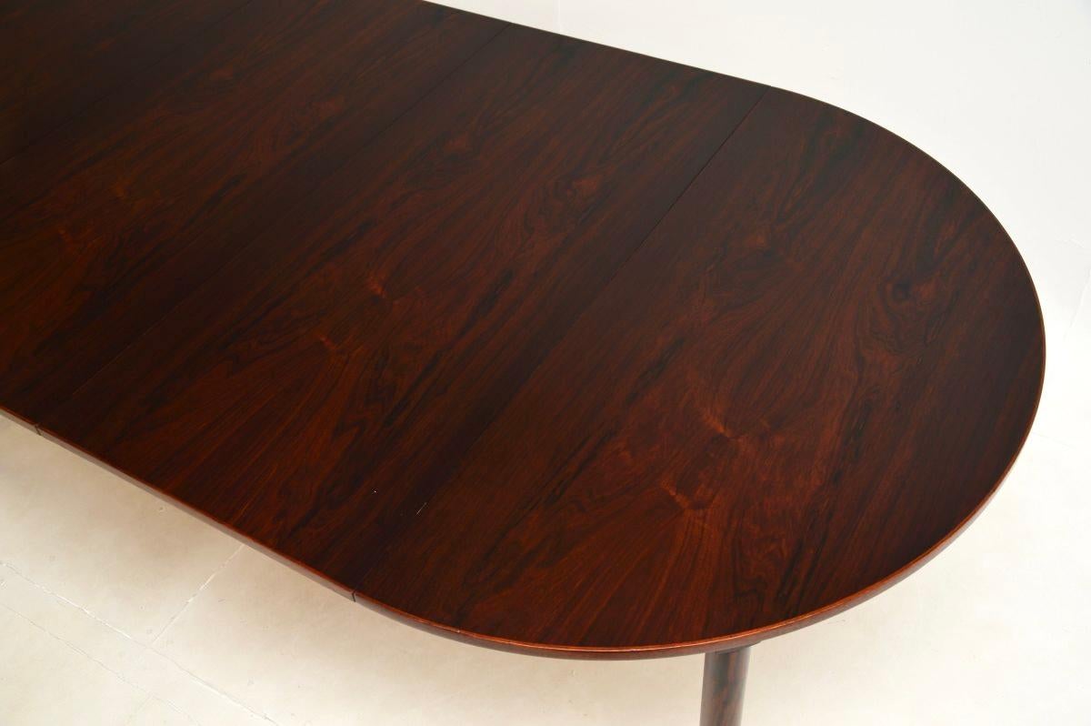 Wood Danish Vintage Extending Dining Table