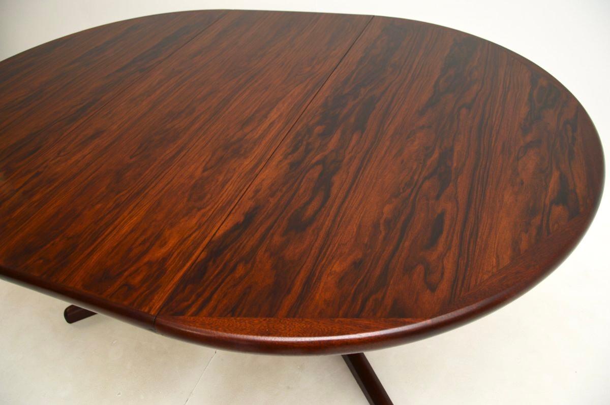 Bois Table à manger à rallonge d'origine danoise en vente