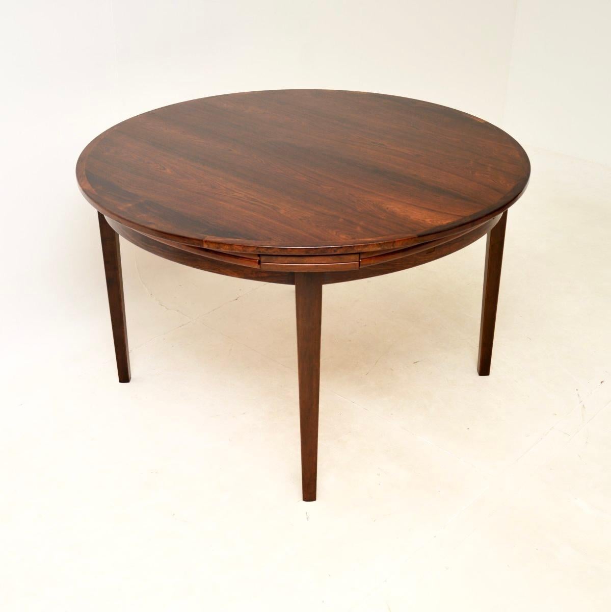 Mid-20th Century Danish Vintage Flip Flap Lotus Dining Table by Dyrlund