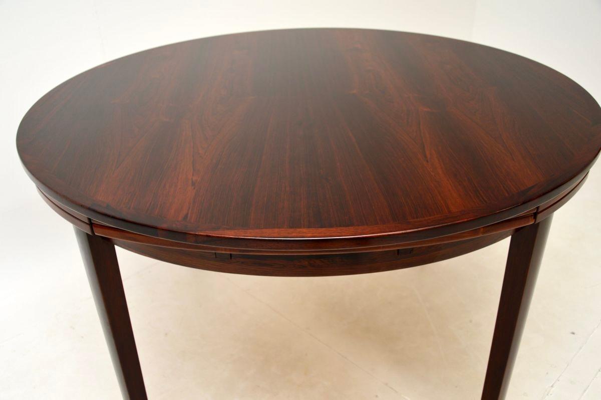 Milieu du XXe siècle Table de salle à manger lotus danoise vintage à rabat par Dyrlund en vente