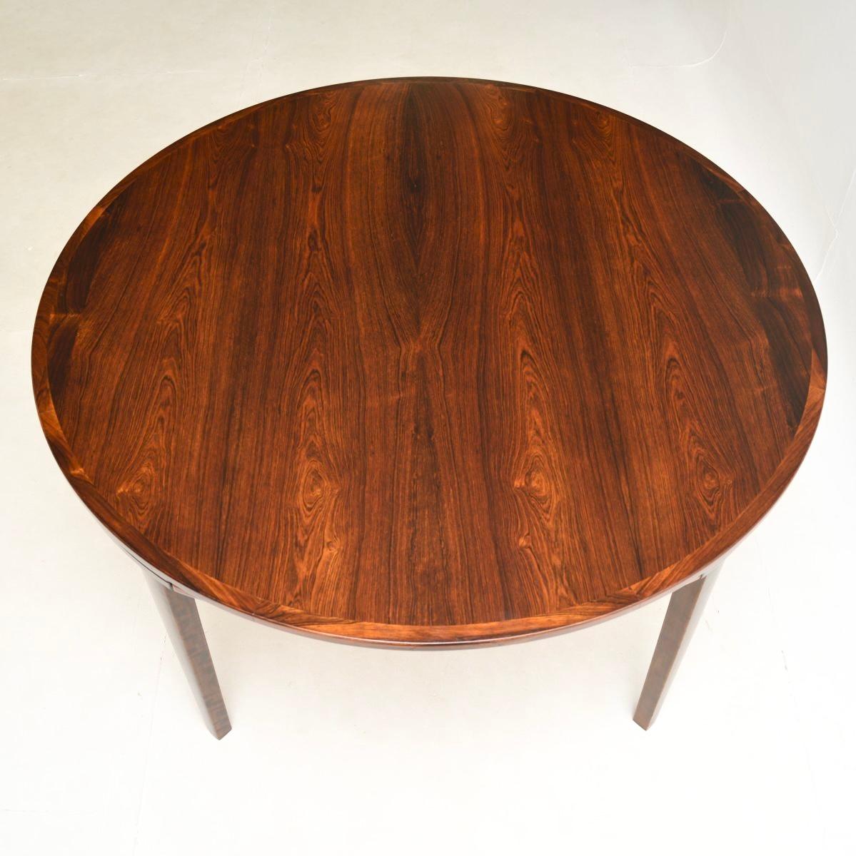 Danish Vintage Flip Flap Lotus Dining Table by Dyrlund 1