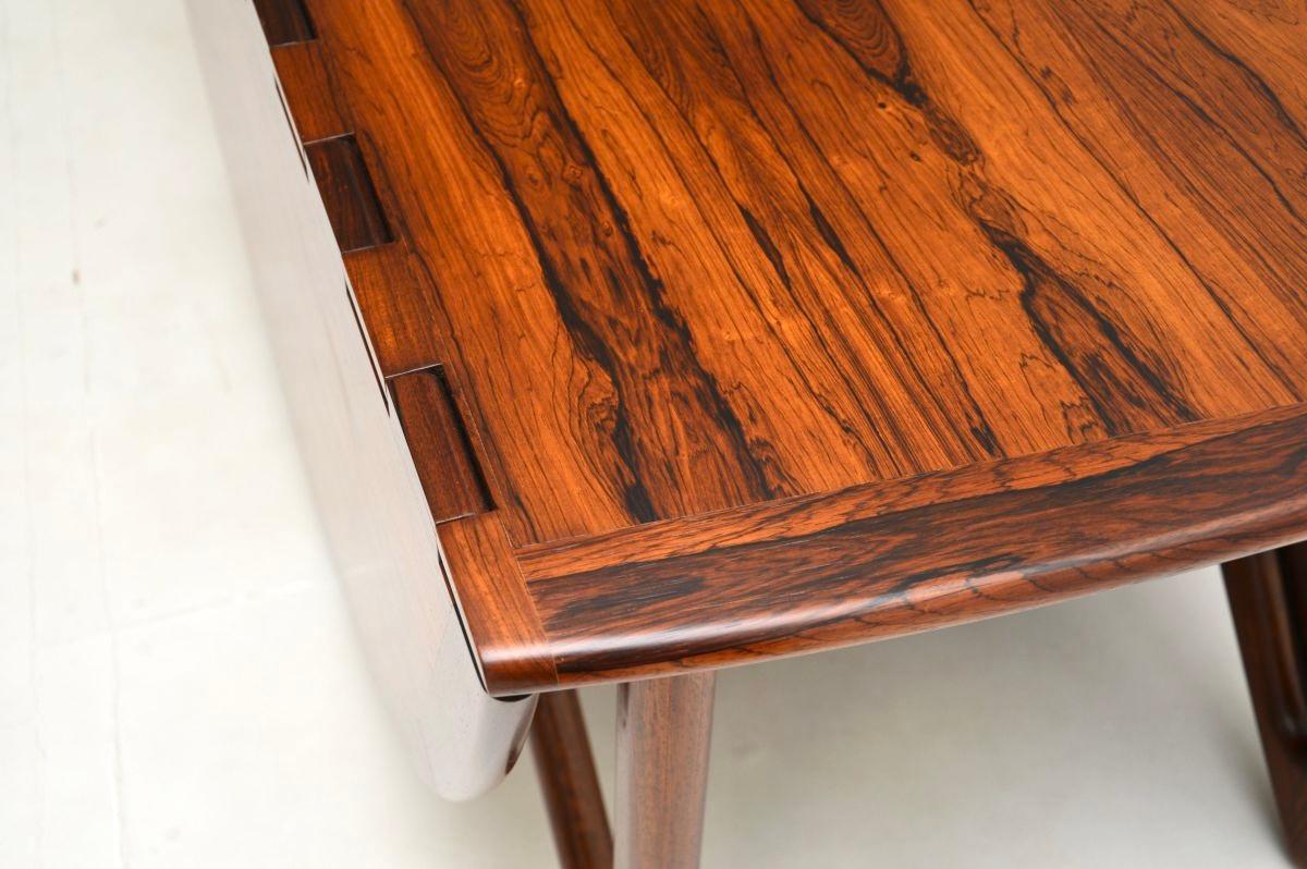 Danish Vintage Gate Leg Dining Table by Niels Koefoed For Sale 6