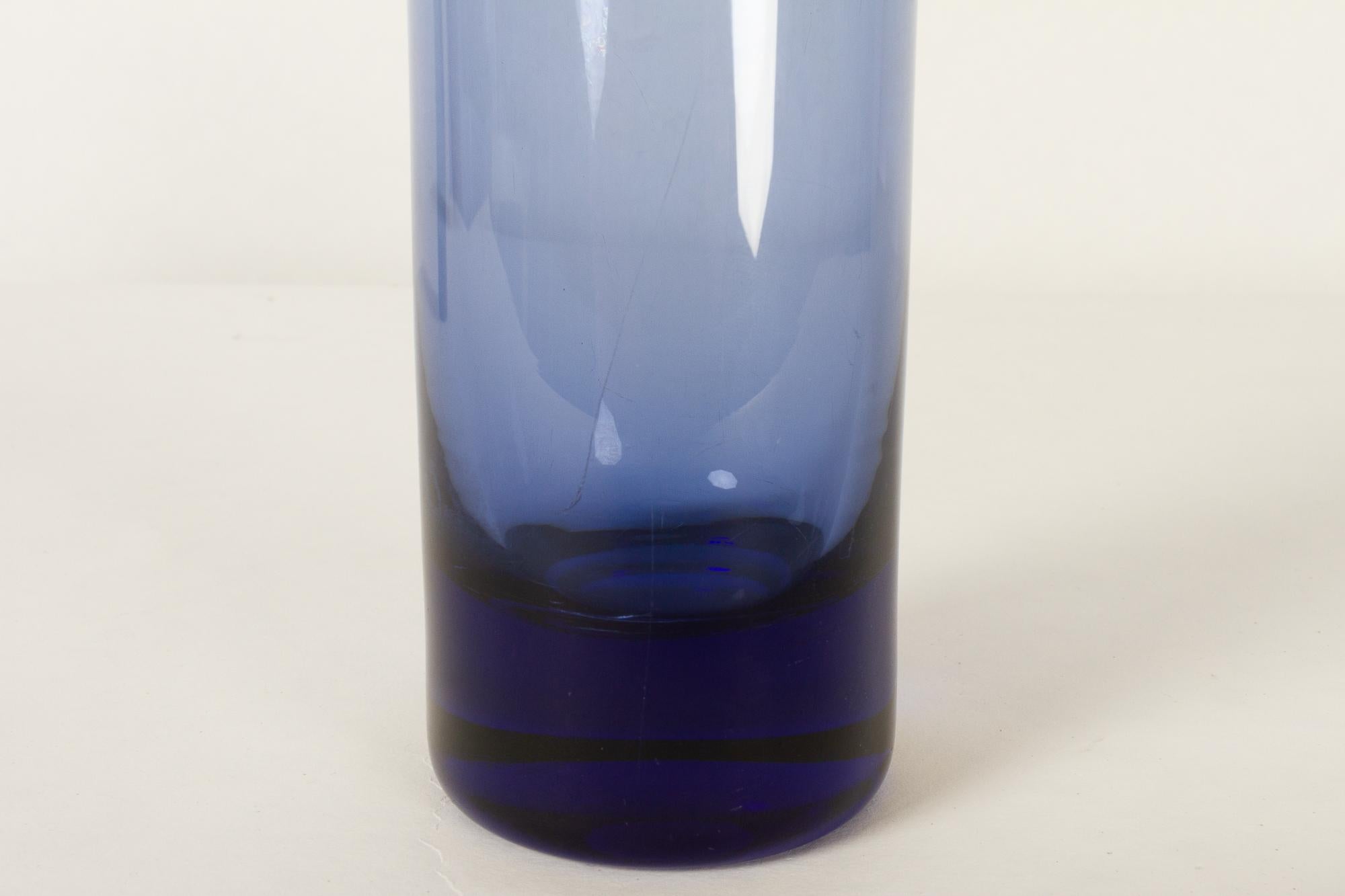 Blown Glass Danish Vintage Glass Vases by Per Lütken for Holmegaard, 1950s