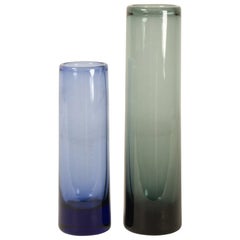 Danish Retro Glass Vases by Per Lütken for Holmegaard, 1950s