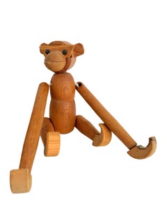 Dänische Vintage Kay Bojesen Stil hölzerne Affe - Mid Century Modern Scandinavian