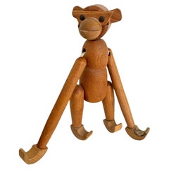 Dänische Vintage Kay Bojesen Stil hölzerne Affe - Mid Century Modern Scandinavian