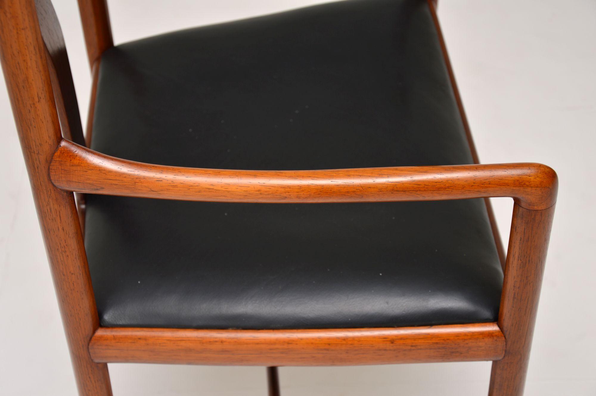 Danish Vintage Leather Armchair / Desk Chair 4