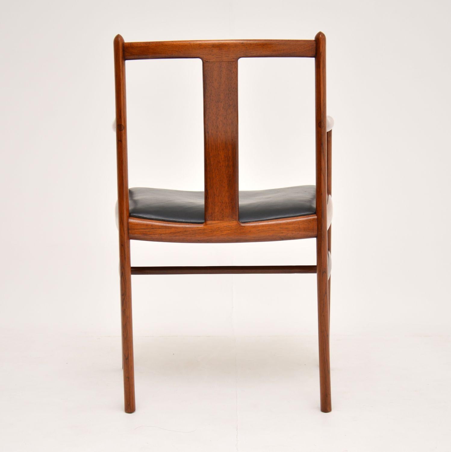 Danish Vintage Leather Armchair / Desk Chair 6