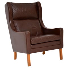 Danish Vintage Leather Armchair
